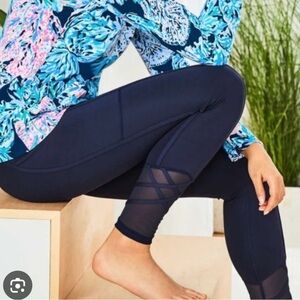 Lilly Pulitzer Luxletic Leggings in New Navy, L
